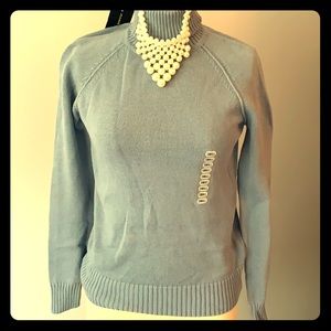 NWT Jeanne Pierre Blue Sweater NEVER WORN!